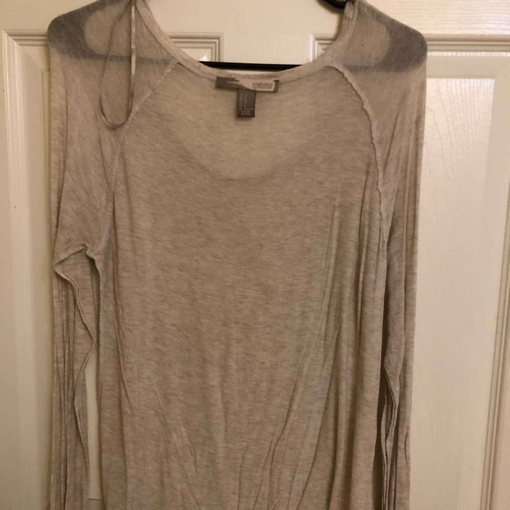 Forever 21 long heather sweater